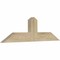 Ekena Millwork Portland Rough Sawn Timber Gable Bracket, Douglas Fir, 36"W x 10"H x 2"D x 4"F, 7/12 Pitch GBW036X10X0204POR00RDF - alternate 5